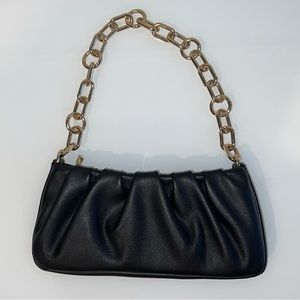 Black shoulder bag